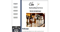 Desktop Screenshot of elitebartendingservices.com